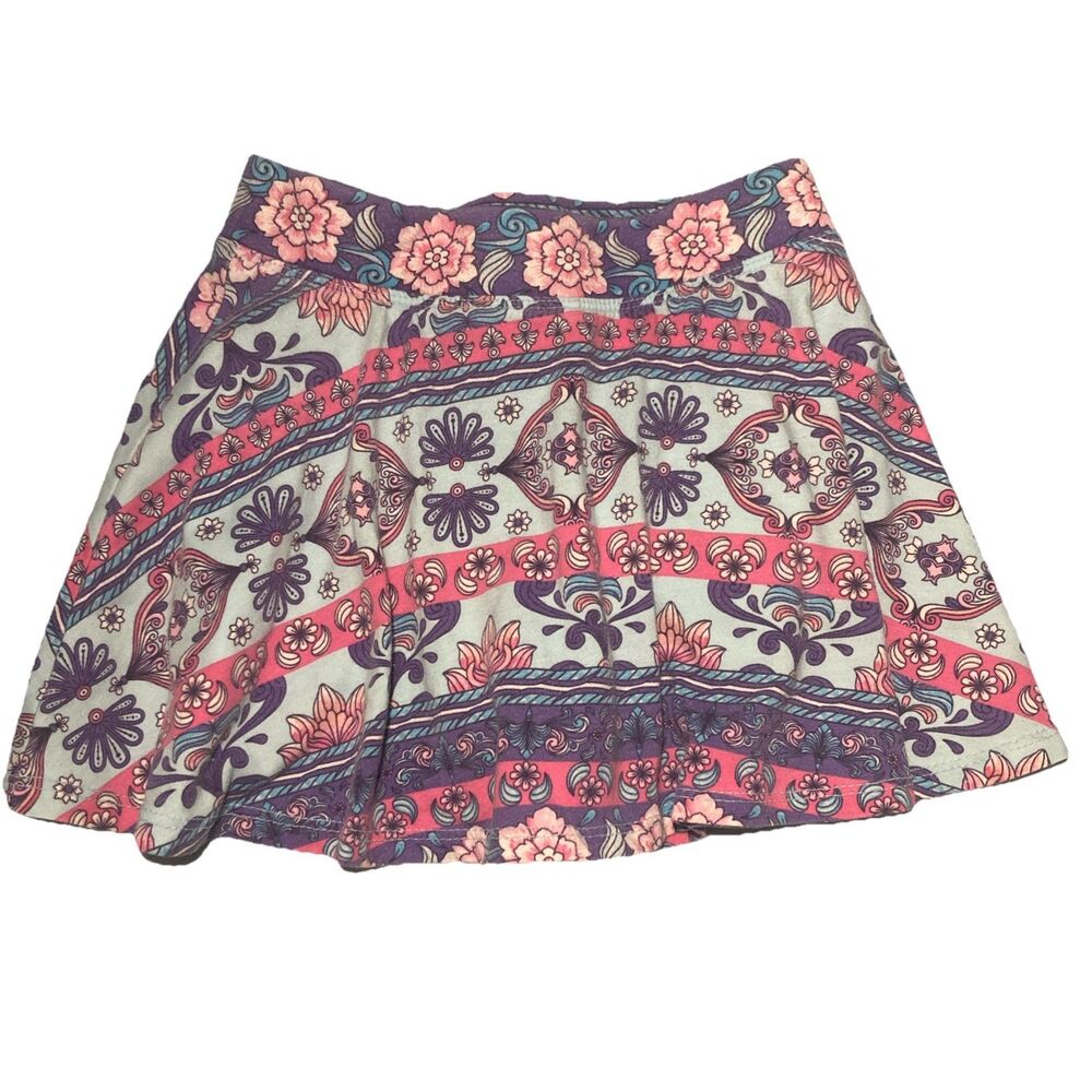 Girls Sz 7/8 Children’s Place Skorts Pink/Purple/Blue GUC